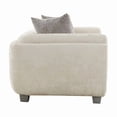 thumbnail image 3 of Pasargad Home Bergamo Ivory Fabric Loveseat with 2 Pillows Included, 3 of 8