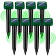 thumbnail image 5 of 4 Pack Mole Repellent Solar Powered, Waterproof Vole Chipmunk Outdoor Repeller,Ultrasonic Gopher Repellent for Lawn Garden Yard, Mole Deterrent,Groundhog Repeller, Snake, 5 of 12