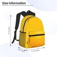 thumbnail image 2 of Fotbe Yellow Lemon Mochila Ligera Casual para Laptop para Hombres y Mujeres, Mochila Impermeable de Uso Diario, Mochila para Universidad, 2 of 6