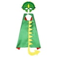 thumbnail image 3 of Disfraz de dinosaurio, capa, máscara, , decoración de ropa, capa de Halloween, accesorios de cosplay para carnaval medieval, Mardi Gras, niñas y n estilo yo Salvador Disfraz de Halloween, 3 of 9