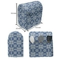 thumbnail image 5 of Ethnic Lounger Chair Bag, Portuguese Azulejo Tile Inspired Pattern with Ornamental Foliage Pattern, High Capacity Storage with Handle Container, Lounger Size, Navy Blue Orange White, by Ambesonne, 5 of 5