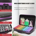thumbnail image 6 of 60-Grid Portable Diamond Art Storage Box with Spill-Proof Screw Lids & Anti-Collision Protection, Complete Craft Organizer Kit with Tools for Diamond Painting, Beading and DIY Creative Projects, 6 of 7