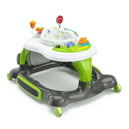 UPC: 0810003660879 | Storkcraft Activity Walker with Jumping Board and Feeding Tray Unisex Green
