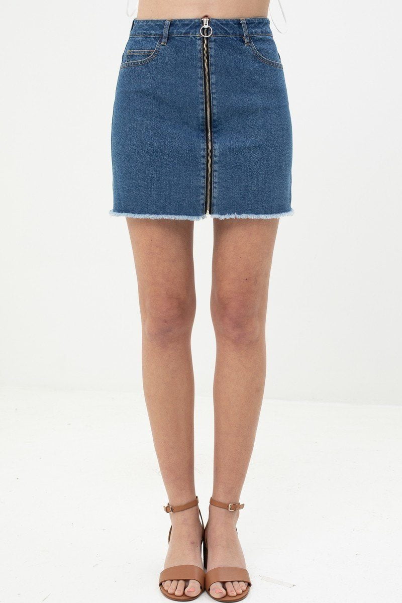 walmart denim skirt