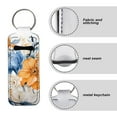thumbnail image 6 of Yuyamidu Retro Flower Chapstick Holder Keychains Neoprene Lip Balm Holders for Chapstick Tracker and Safeguard Portable Pocket Lip Gloss Tube Holder Floral Auto Keychains, 6 of 6