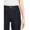 thumbnail image 3 of Levi Strauss Signature Women's and Women's Plus High Rise Skinny Jeans, Inseams: Short, Regular and Long, Sizes 2-28, 3 of 9