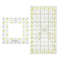 thumbnail image 5 of Ymiko Quilting Ruler,Quilting Ruler Rectangular Sewing Drawing Measure Tools Acrylic Craft Cloth Supplies, 5 of 8