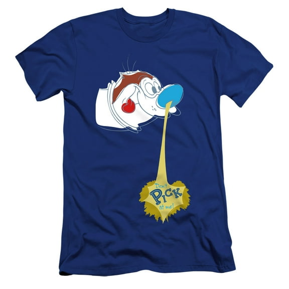 Ren And Stimpy Don't Pick At Me! Unisex Adult Canvas Brand T Shirt