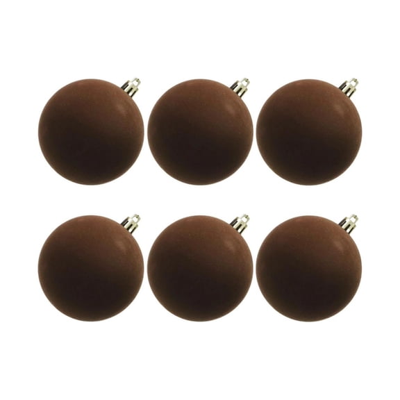 Coffee Colored Large Shatterproof Christmas Tree Hanging Ball Ornaments for Holiday Decor, Wedding Party Decoration Gift for Home Display, Festive Holiday Ornament Collection