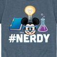 thumbnail image 3 of Disney Emoji - Nerdy Mickey - Toddler And Youth Short Sleeve Graphic T-Shirt, 3 of 5