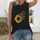 thumbnail image 2 of Túnica camisetas sin mangas para las mujeres Blusa de moda para mujer, ropa deportiva, camisetas sin mangas, camisetas sin mangas para entrenamiento de Yoga, camiseta holgada con gráfico de (Black, L), 2 of 4