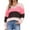 Pink, variant on Lilgiuy Women's Casual V-Neck Long Sleeve Tops Blouse,Blue,8(L) Winter Clothes for 2022