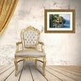 thumbnail image 3 of Behrens, Howard 14x11 Gold Ornate Wood Framed with Double Matting Museum Art Print Titled - Portofino Villa, 3 of 4