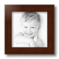 thumbnail image 2 of ArtToFrames 8x8" Walnut Picture Frame, Brown Wood Poster Frame, with Regular Glass and Foam Backing 3/16 inch (FBPL-4105), 2 of 8