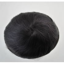 Men's Toupee Wig Natural Human hair System for Men Full PU Thin Skin Base