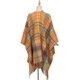 thumbnail image 4 of Suéter para mujer, poncho, capa, abrigo de punto, cárdigan abierto al frente, manta, chales, pashminas, amarillo, 4 of 4
