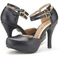thumbnail image 3 of Dream Pairs Women's Classy Mary Jane Double Ankle Strap Almond Toe High Heel Dress Shoes Office-02, 3 of 3