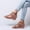 Brown, variant on Mefallenssiah Women'S Cut-Out Casual Slippers Wedge Heel Shoes Buckle Comfortable Sandals