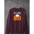 thumbnail image 3 of He's My Boo Sweatshirt Women -Image by Shutterstock, Female XX-Large, 3 of 4
