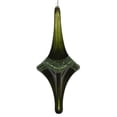 thumbnail image 1 of Vickerman MT194164D 12 in. Moss Green Candy Glitter Drop Ornament, 1 of 2