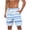 Light Blue-2, variant on Virmaxy Men's Breathable Striped Board Shorts with Pockets Lightweight Beachwear with Drawstring Waist for Resort Vacations Black S