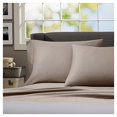 thumbnail image 1 of Winkle Resistant Regency Home Cotton Linen Sateen Sheet Set, (King, Gray), 1 of 1