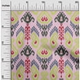 thumbnail image 1 of oneOone Cotton Silk Fabric Swirl & Paisley Ikat Print Fabric BTY 42 Inch Wide, 1 of 1