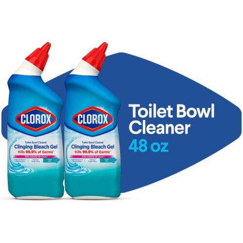 2X - Clorox Ocean Mist Clinging Bleach Gel Toilet Bowl Cleaner