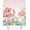 -, variant on 72" x 72" Summer Flamingo Shower Curtain Tropical Watercolor Floral Leaves Bathroom Set Pink Flamingo Home Bath Bathtub Decor Durable Fabric Machine Washable with 12 Hooks