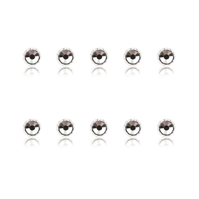 Nail Rhinestones Flat-Bottom Multi-faceted Sides DIY Handcraft Excellent Gloss Manicure Crystal Different Styles Mobile Phone White