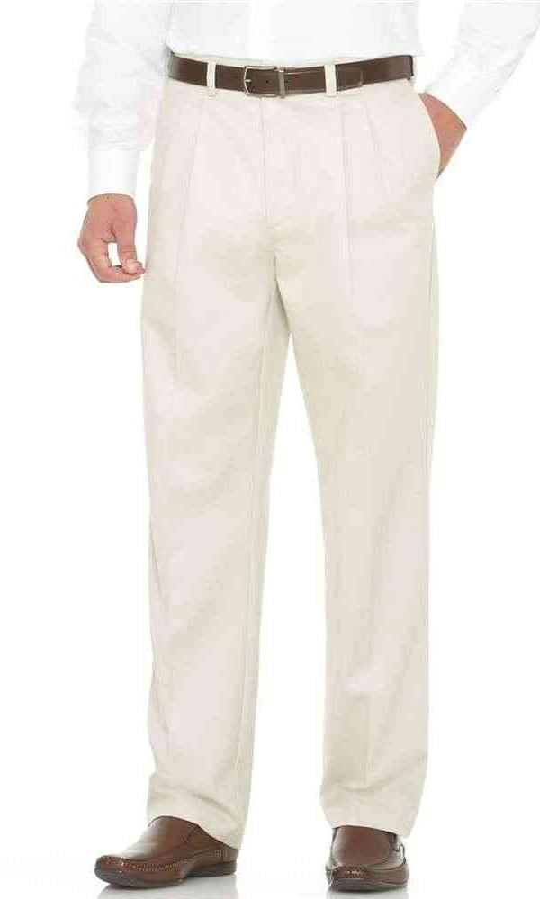 Pleated Front Performance Chino Pants 