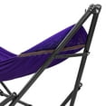 thumbnail image 4 of Tranquillo Universal 106.5" Double Hammock with Adjustable Stand, Purple, 4 of 12