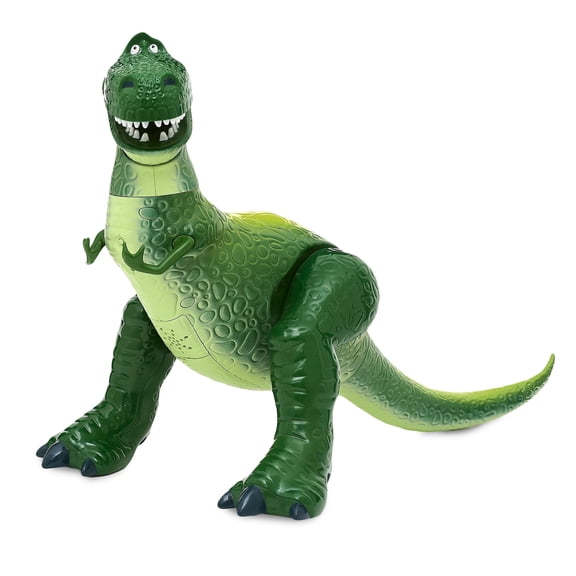 Disney Store Official Rex Interactive Talking Action Figure from Toy Story, Features Sounds and Phrases from The Movies, Interacts with Other Figures and Toys