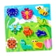 thumbnail image 5 of Rompecabezas de madera , juguetes Montessori, juguete de desarrollo de aprendizaje preescolar para bebés de 1, 2 y 3 años, regalo de cumpleaños , estilo F, 5 of 9