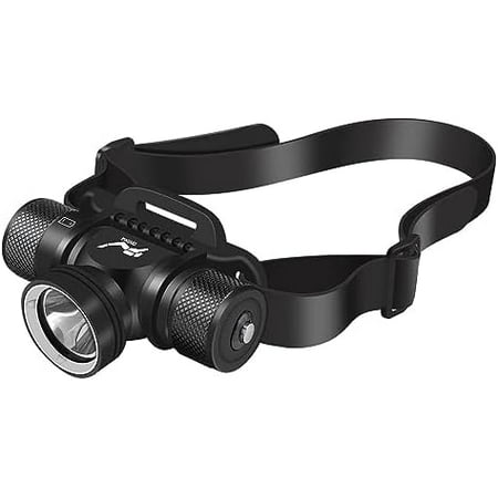 Scuba Dive Light Headlamp Super Bright Rechargeable Flashlight IPX8 Waterproof Diving Light 5 Modes Submarine Safety Head Lamp, Underwater Flashlight for Diving, Snorkeling, Caving