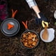 thumbnail image 5 of Muyoka Juego de utensilios de cocina para acampar Juego de cocina de aluminio para exteriores para 2 a 3 personas Sartenes y ollas plegables antiadherentes para acampar Viajar Acampar Senderismo Picni Muyoka Hogar, 5 of 7