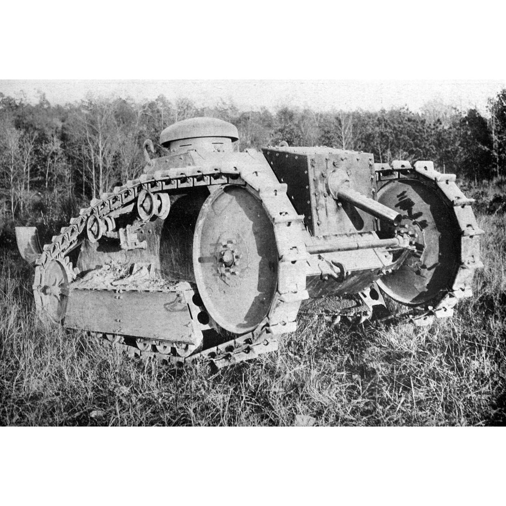 American Tank, C1918. /Ntank Used By The U.S. Army During World War I. Photographed C1918