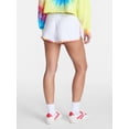 thumbnail image 3 of No Boundaries Pride Contrast Binding Mesh Dolphin Shorts, 2'' Inseam, Women's XXS-XXL, 3 of 5