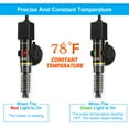 thumbnail image 5 of DaToo Mini Aquarium Heater 25W Small Fish Tank Heater 25 Watt with Free Thermometer Sticker, 5 of 7