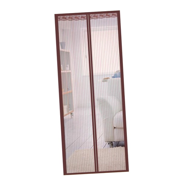 Puerta de mal magnética con marco completo resistente 90x210cm Sunnimix Cortina de puerta de pantalla