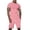 Pink, variant on Men's Big and Tall Shorts Set Short Sleeve T Shirt and Track Shorts Clothing Set 2 Piece Outfits
