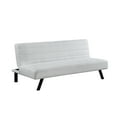 thumbnail image 2 of Serta Danbury Modern Twin Futon, Ivory Woven Fabric, 2 of 13