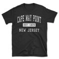thumbnail image 1 of Cape May Point New Jersey Classic Established Men's Cotton T-Shirt, 1 of 1