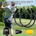Zhuitw Swivel Selfstudy Exercise Strap Elastic Golf Swing Corrector