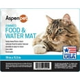 thumbnail image 7 of Aspen Pet Rimmed Pet Food and Water Bowl Non Skid Food Safe Mat, for Cats and Dogs, 19" x 11.5" x 0.45", 7 of 7