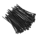 thumbnail image 1 of Uxcell 100Pcs Push Mount Zip Ties 4 Pulgadas Soportes de Bridas de Cable de Nylon, Negro, 1 of 6