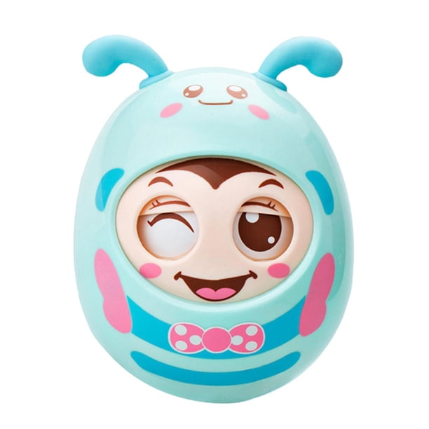 Seguridad Adorable -Poly Tumbler Doll Juguetes para para 6-12 Los Mejores Regalos para El Desarrollo Juguetes para Boca Azul