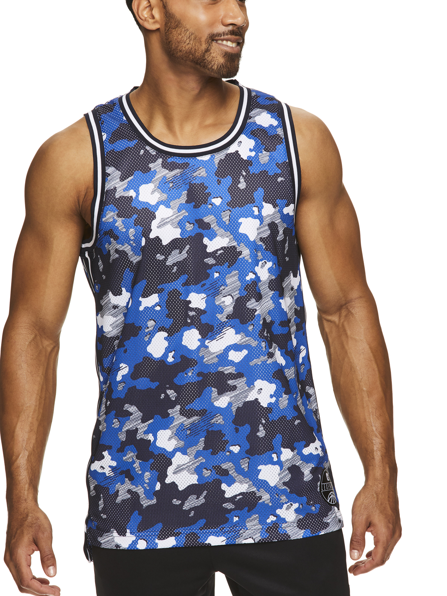 AND1 Boys Airball Mesh Basketball Tank Top, Sizes 4-18 