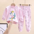 thumbnail image 2 of xaweyi Toddler Baby Girl Clothes Letter Crewneck Fall Girl Winter Outfits Sweatshirt Long Sleeve Pants Clothes Set, 2 of 4