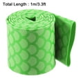 thumbnail image 2 of Uxcell 2.2 inch Flat Width 3.3ft Length 2:1 Rate Green Heat Shrink Wrap Tubing Sleeve for Fishing Rod Grips Handle, 2 of 5